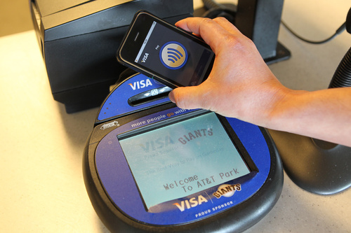 NFC mobile payment using iPhone