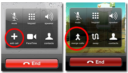 How to Add calls and Merge calls on iPhone - iPhone conference calling