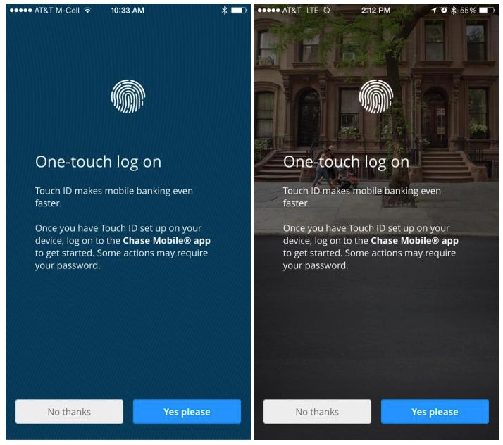 Chase Bank iPhone App Update Adds Touch ID Login