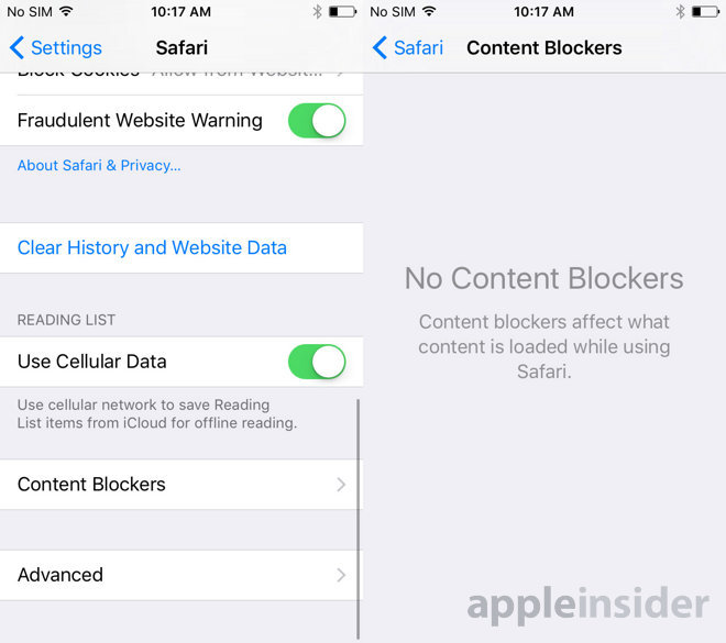 iOS 9 Enables Third-Party Content Blockers in Safari