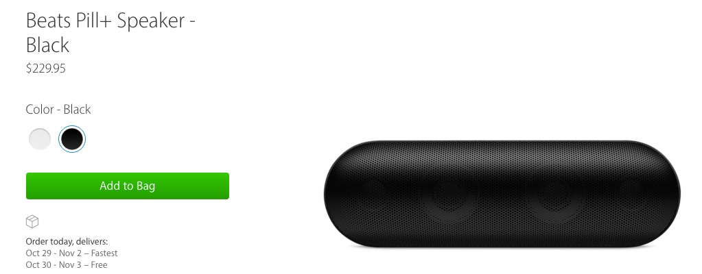 New Beats Pill+ Bluetooth Speaker is Equipped With Lightning Port for Charging