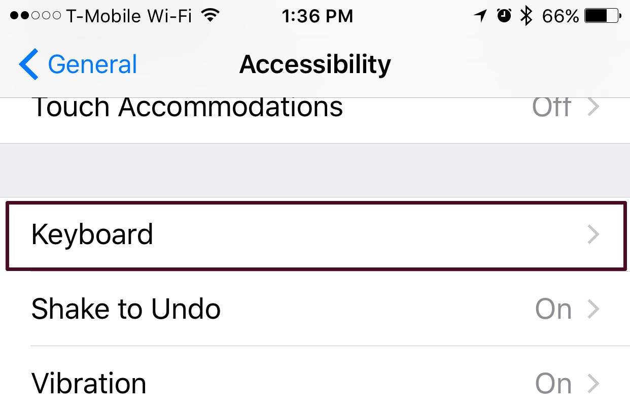 How to Disable the Lowercase Keyboard Display in iOS 9