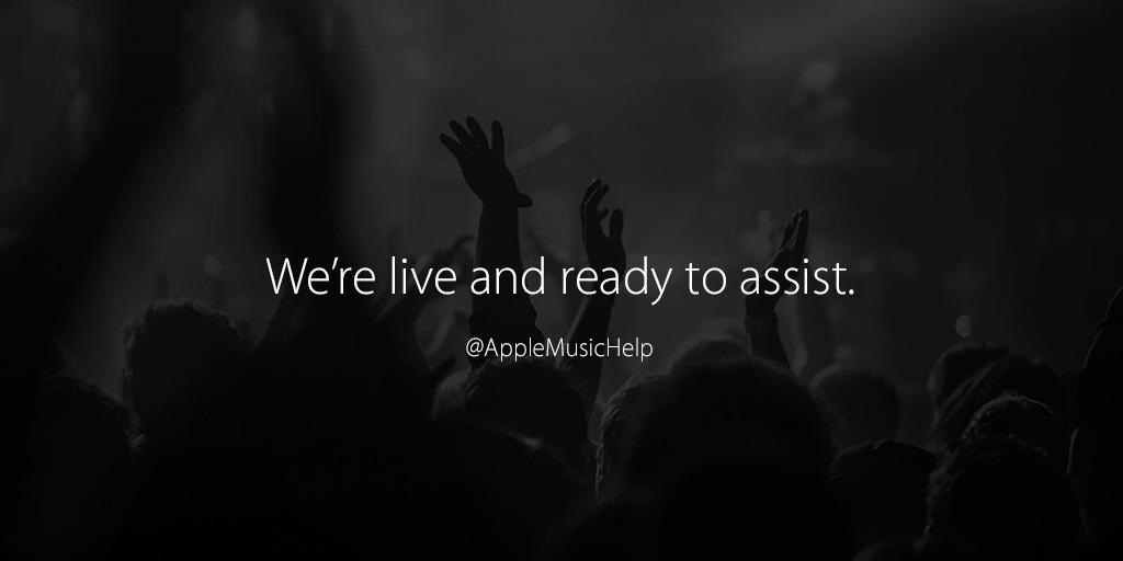 Apple Debuts 'Apple Music Help' Twitter Account