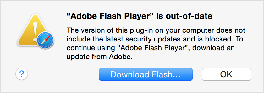 Apple Begins Blocking Outdated Versions of Flash Player in OS X Safari Browser