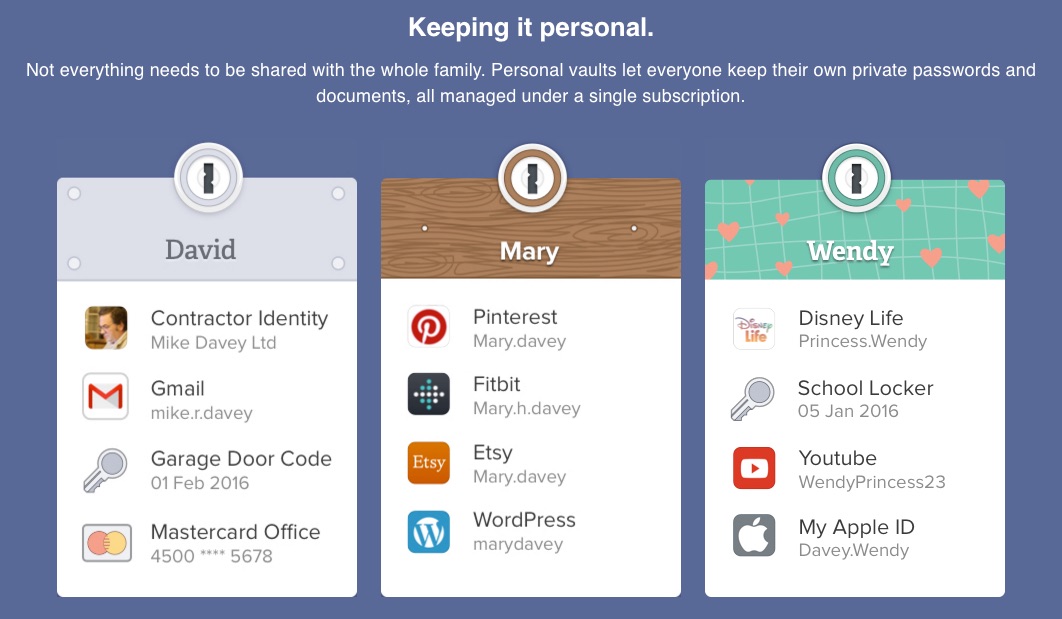 AgileBits Introduces 1Password for Families - $5 Per Month For 5 Users