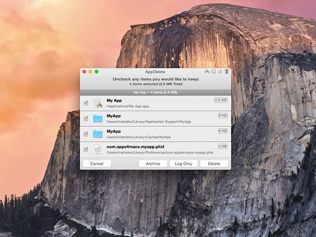 MacTrast Deals: AppDelete Uninstaller for Mac: Don't Just Delete an App - Zap All Its Baggage Too