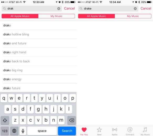 Several Apple Music Users Report Search Not Working