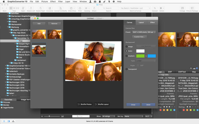 GraphicConverter 10 Update Offers Face Recognition, Live Photos, Collage, More