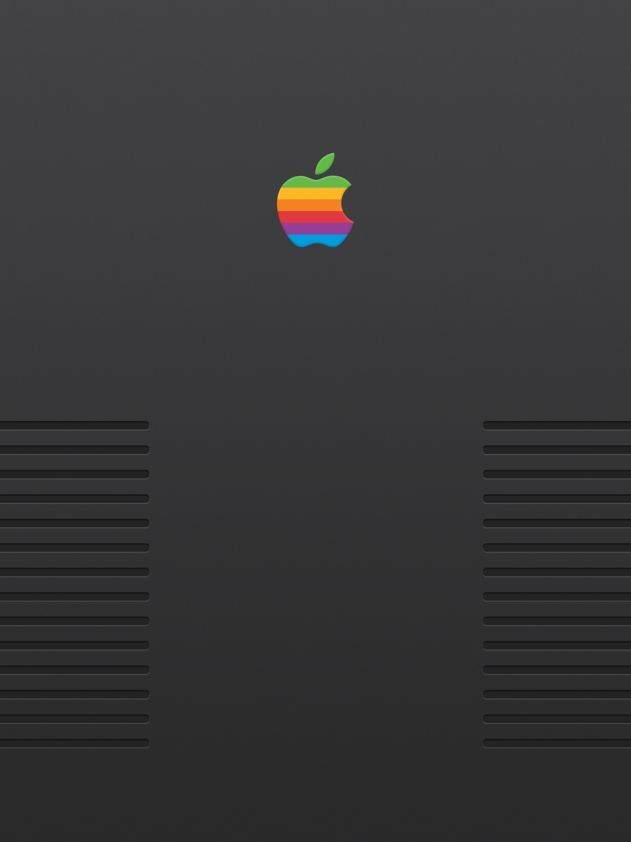 retro apple logo wallpaper