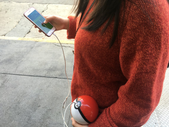 Pokéball Charger Keeps Your iPhone Charged While You Try to 'Catch 'Em All!'