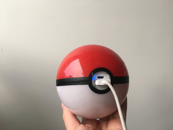 Pokéball Charger Keeps Your iPhone Charged While You Try to 'Catch 'Em All!'
