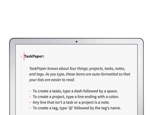 MacTrast Deals: TaskPaper Flawless Text Editor