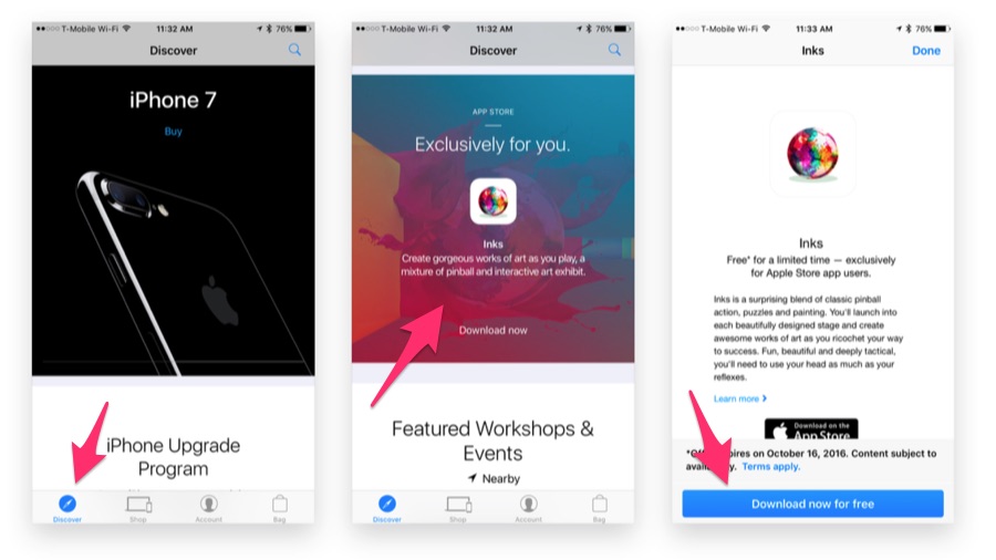 Apple Makes Design Award-Winning INKS Free to Download via the Apple Store App