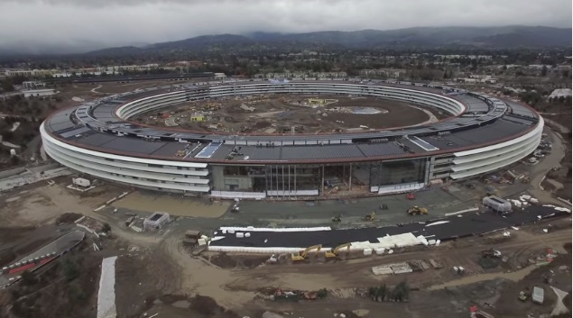 First Apple Campus 2 Drone Flyover Video for 2017 Shows Final Preparations Before Grand Opening