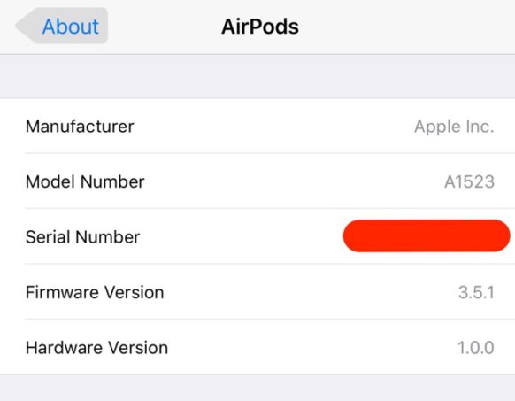 AirPods Firmware Update Now Available - Contains 'Miscellaneous Bug Fixes'