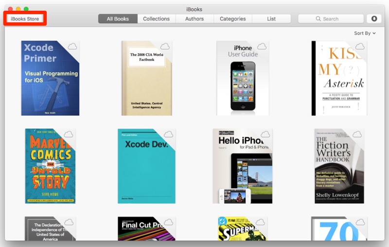 how to get books in ibooks on mac on iphone