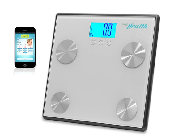 Pyle's Bluetooth Fitness Scale Provides Customized, In-depth Personal Fitness Information
