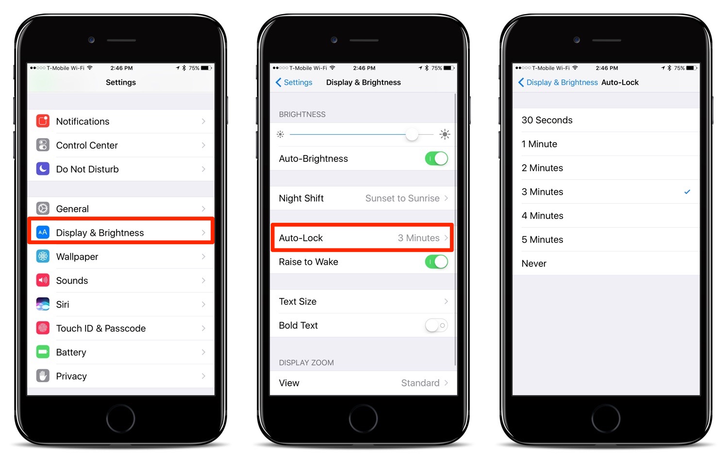 How to Change the Auto-Lock Time Setting on Your iPhone Running iOS 10