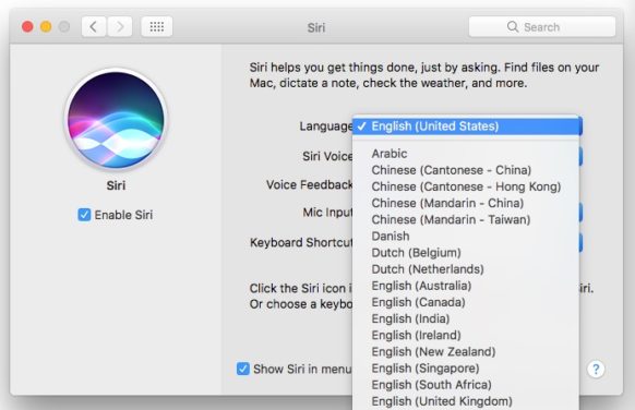 How to Change the Language, Gender, or Accent of Siri on Your Mac