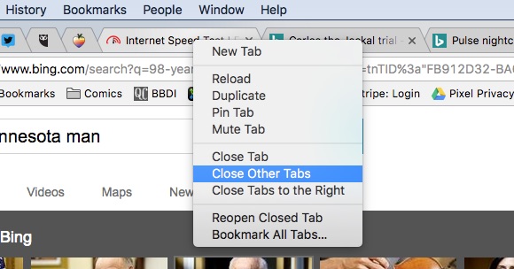 How To Close Every Tab Except the Active One in Mac Safari and Chrome
