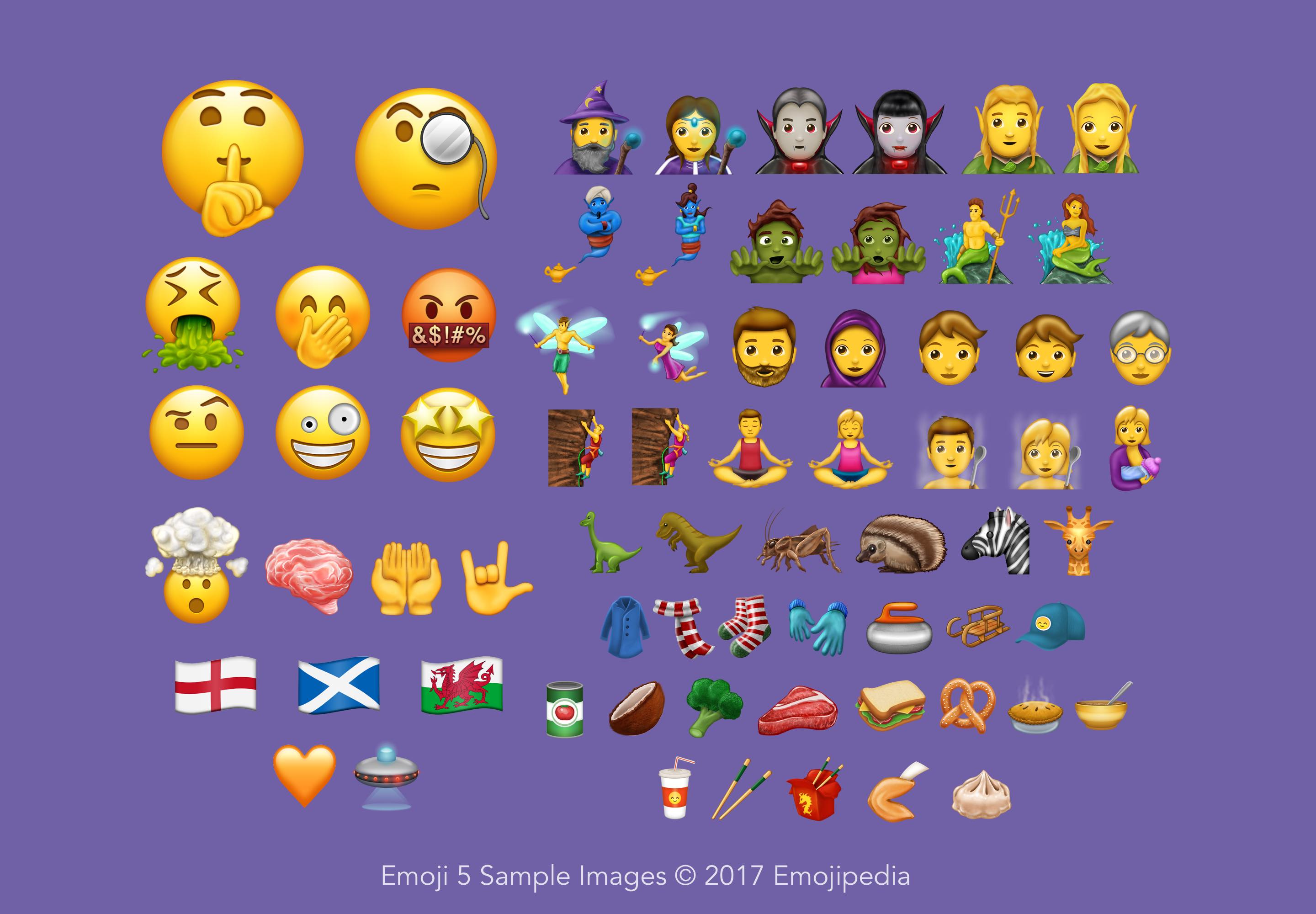 New Unicode 10 Standard Includes 56 New Emoji