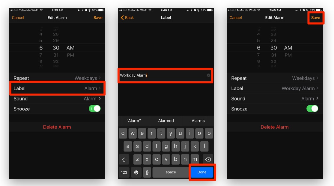 How to Name Your Alarms in the Clock App in iOS