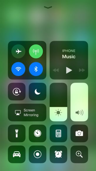 How To Customize Control Center in iOS 11