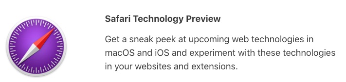 Safari Technology Preview 36 for Mac Release Offers Bug Fixes and Performance Improvements