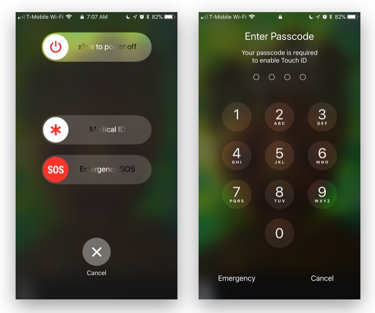 Cops Knocking on Your Door? iOS 11 'Emergency SOS' Feature Quickly Disable's Touch ID