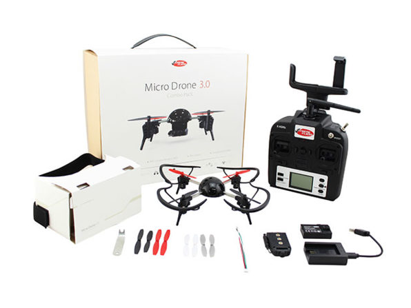 MacTrast Deals: Micro Drone 3.0 Combo Pack This Customizable Drone Was Designed for 3D VR Flight