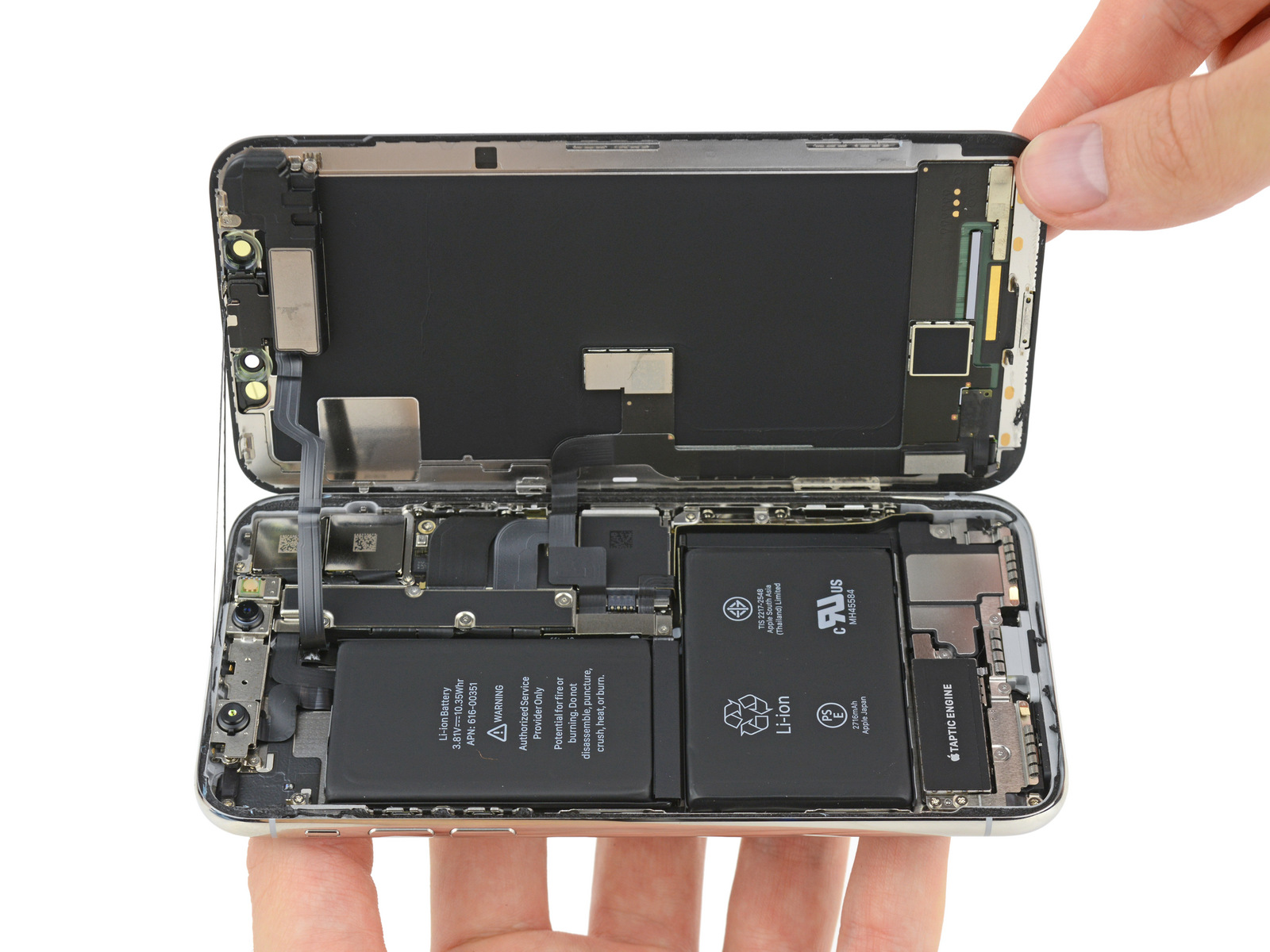 iFixit iPhone X Teardown Providers Look at TrueDepth Camera System, Stacked Logic Board, More