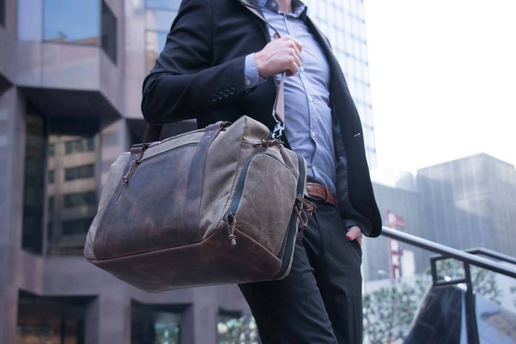 WaterField Designs Debuts Atlas Executive Athletic Holdall Briefcase/Workout Hybrid Bag