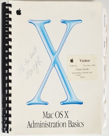 Three Steve Jobs Autographed Items to be Offered at Auction