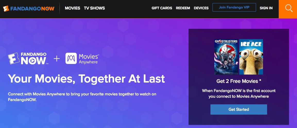 FandangoNOW Movies Now on Movies Anywhere Apple TV and iOS Apps