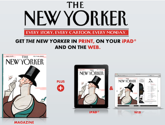 The New Yorker & Other Condé Naste Publications Come To iPad