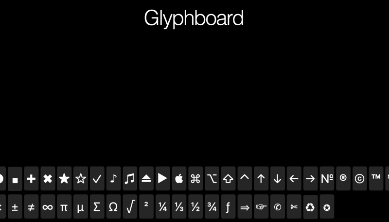 How To: Get Special Characters and Symbols on your iPhone or iPad with Glyphboard