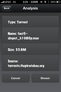 iPhone Web App Lets You Stream Torrent Files