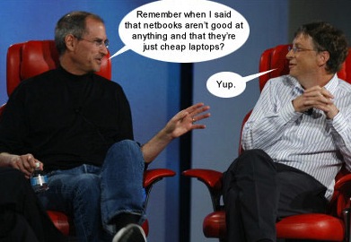 Steve Jobs Fixes The “Cheap Netbook” Problem (Parody)