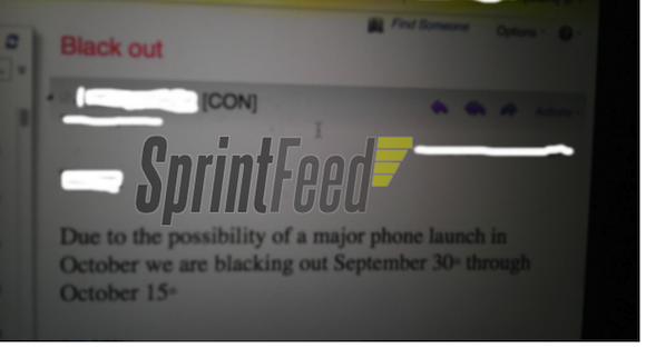 More Hints From Sprint About The iPhone 5 Launch Date