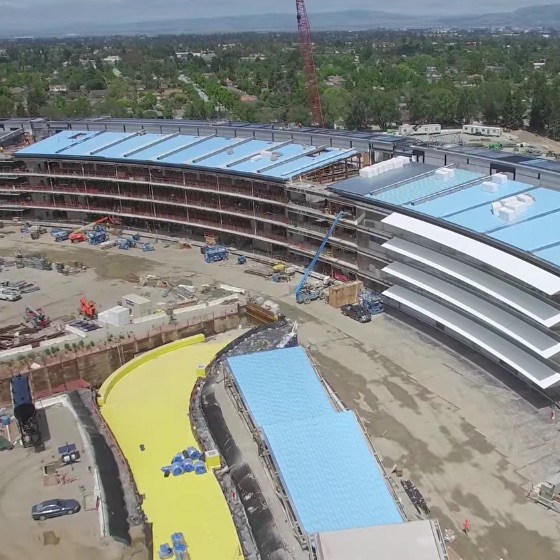 New Drone Video Shows Current Status of Apple’s Campus 2 Project