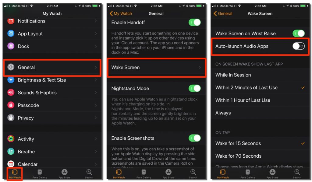How To Turn Off the Auto Music Controls Display on the Apple Watch