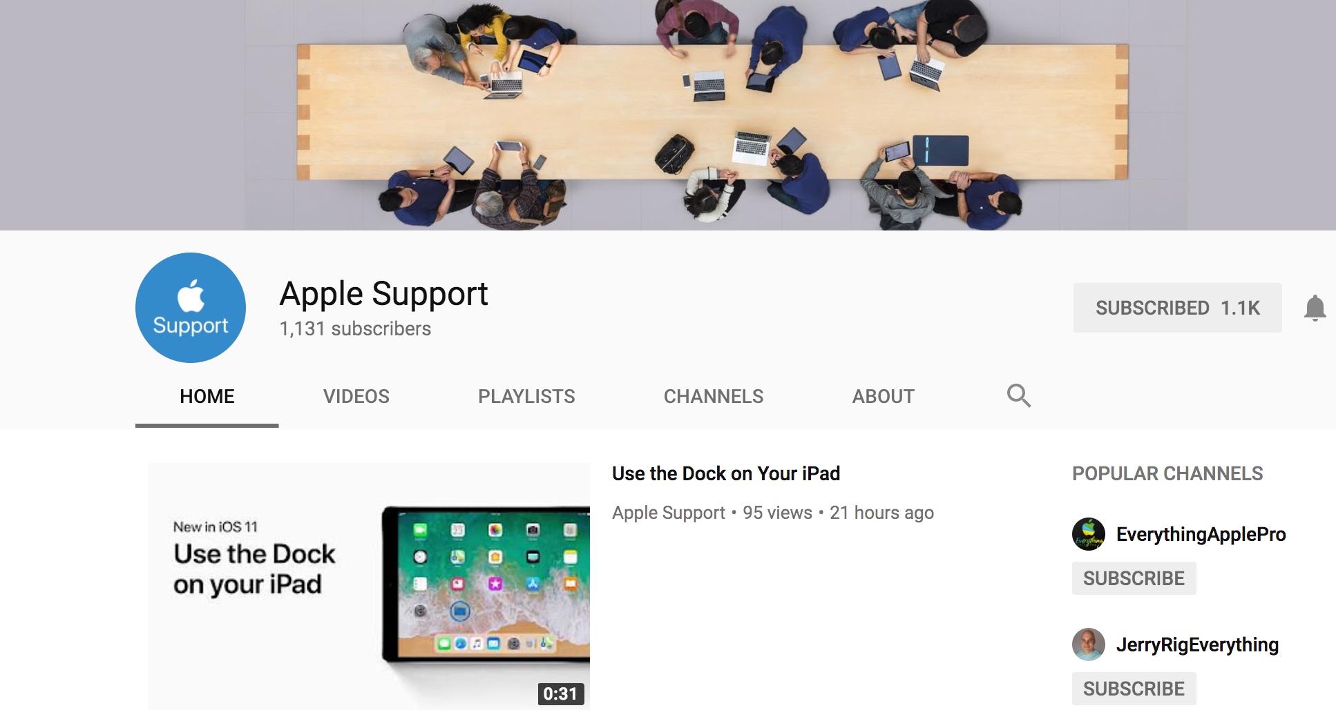 Apple Support YouTube Channel Launches Features iOS Tips and Tricks