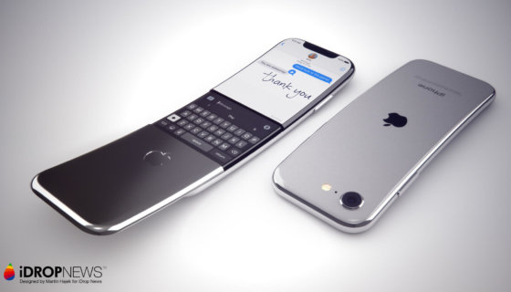 Curved iPhone with Touch-less Controls