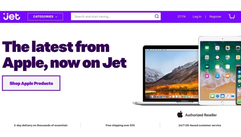 Walmart’s Jet.com Now an Official Apple Authorized Reseller