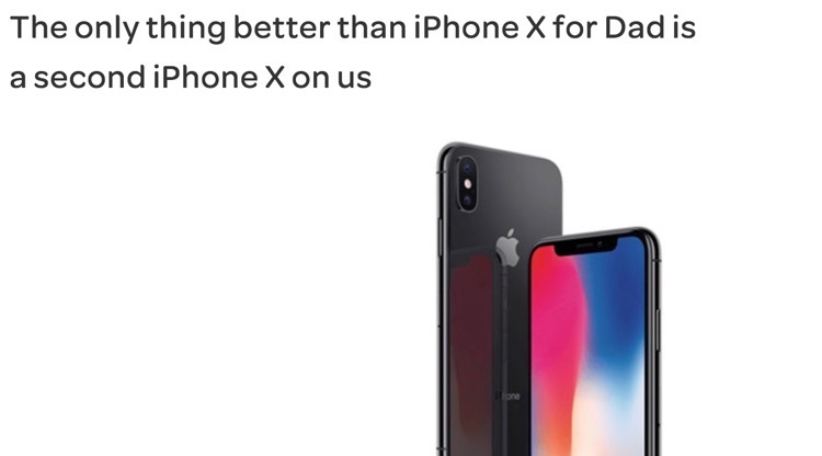AT&T Father’s Day Deal: ‘Buy One, Get One’ iPhone X