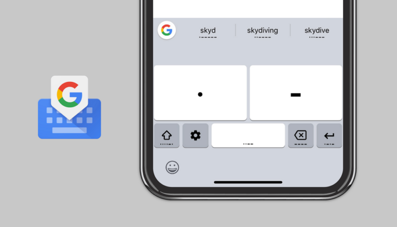 Google Adds Morse Code Typing to Its Gboard App on iOS