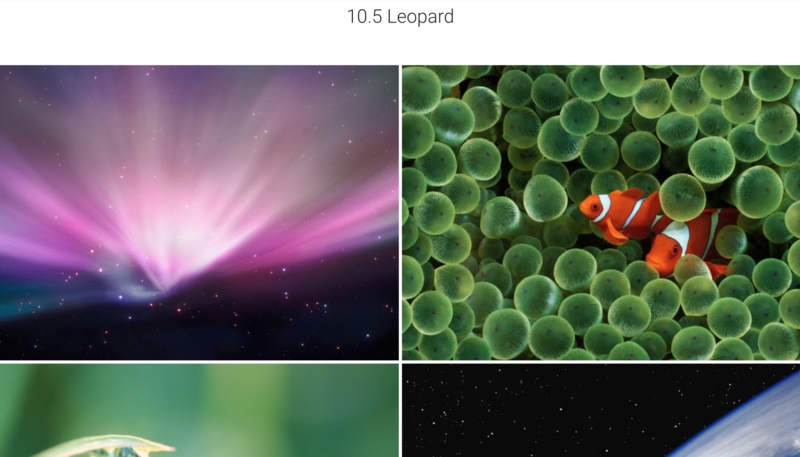 A Comprehensive Collection of Past Official Mac and iOS Wallpapers? Yes, Please!