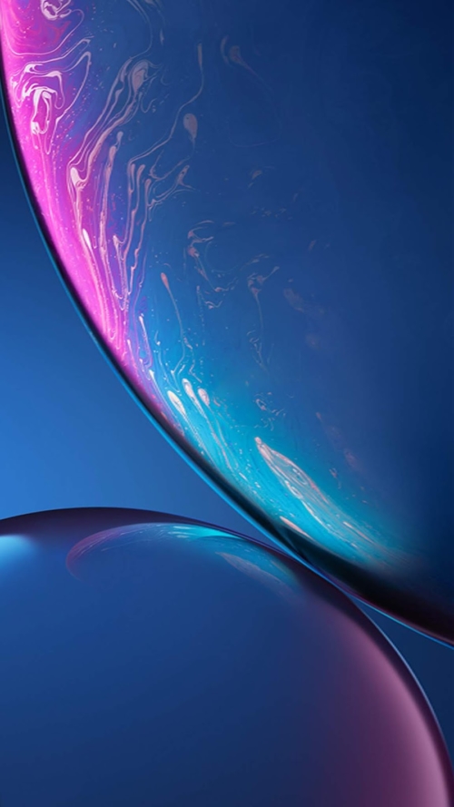 iPhone XR wallpaper - blue