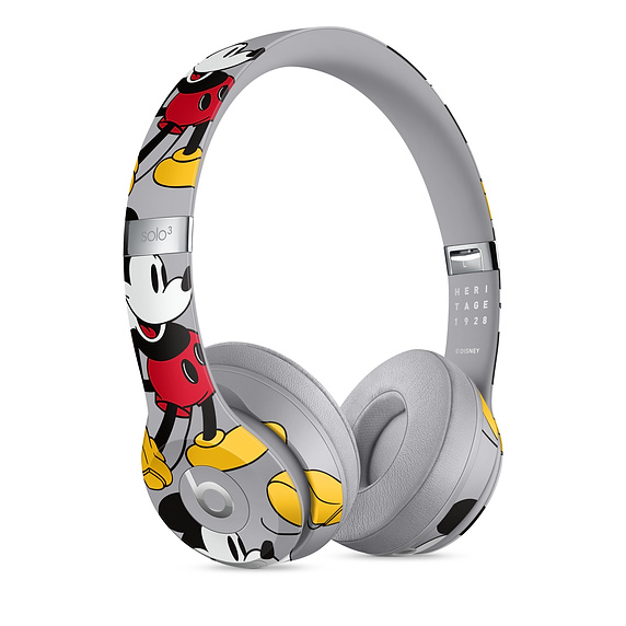 Apple Celebrates Mickey Mouse's 90th Birthday With Special Edition Mickey-Themed Beats Solo 3 Wireless Headphones