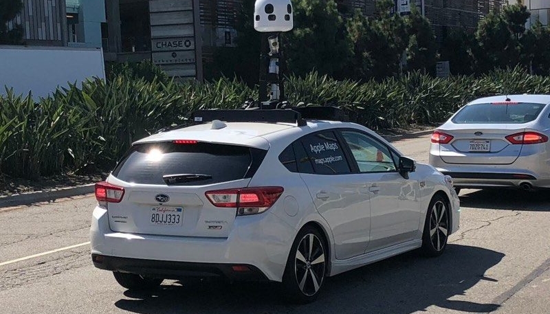 Smaller Subaru Vehicles Capturing Apple Maps Data Spotted in Los Angeles